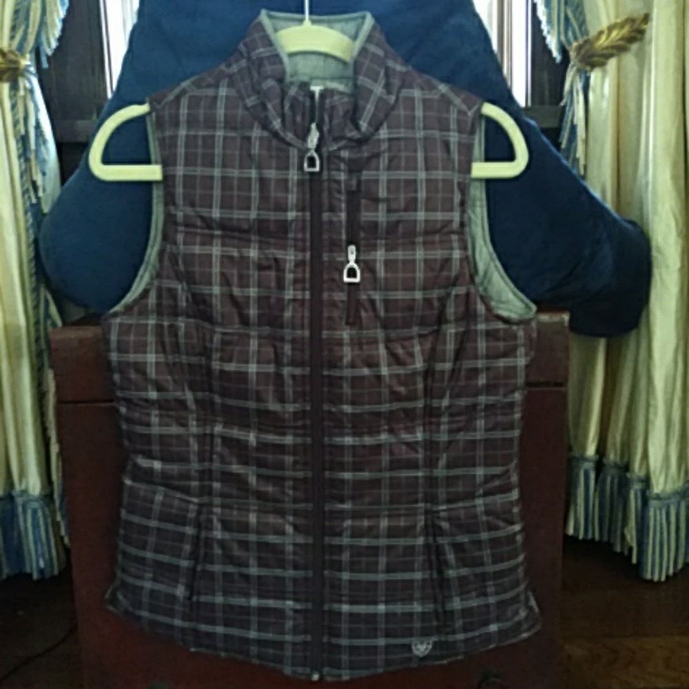 Ariat Ladies Equestrian Zip Reversible Vest Med